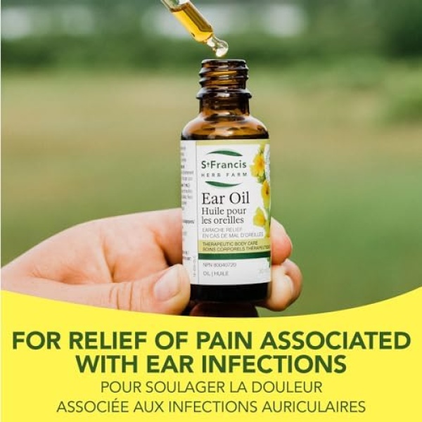 St. Francis Herb Farm Ear Oil | 30 ml | Ear Oil for Adults and Children | Pain - Image 5