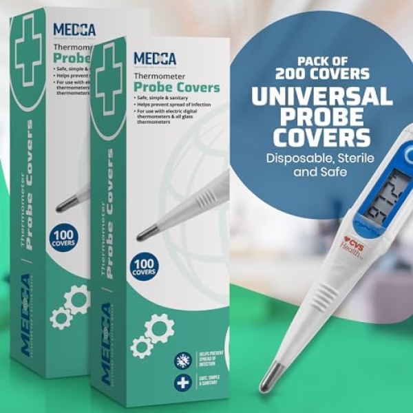 Thermometer Probe Covers - Pack of 200 | Universal and Disposable Probe Cover - Image 9