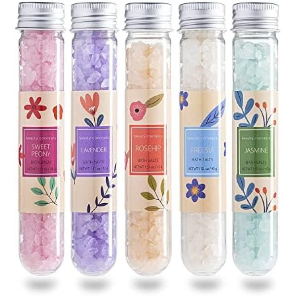 B.C. Beauty Concepts Aromatherapy Bath Salts- 5 Pack Epsom Salts