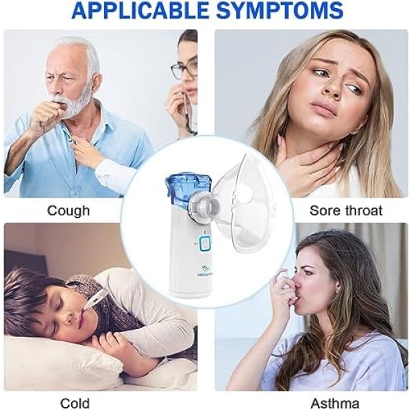Ultrasonic Mesh Nebulizer, USB-C Rechargeable Nebulizer Machine for Adults - Image 8
