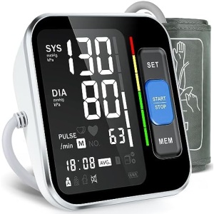 Blood Pressure Monitors for Home Use Upper Arm, Accurate Cuff 8.7”-15.7” Monitor