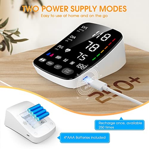 Blood Pressure Machine, Automatic Upper Arm Blood Pressure Monitor - Image 3
