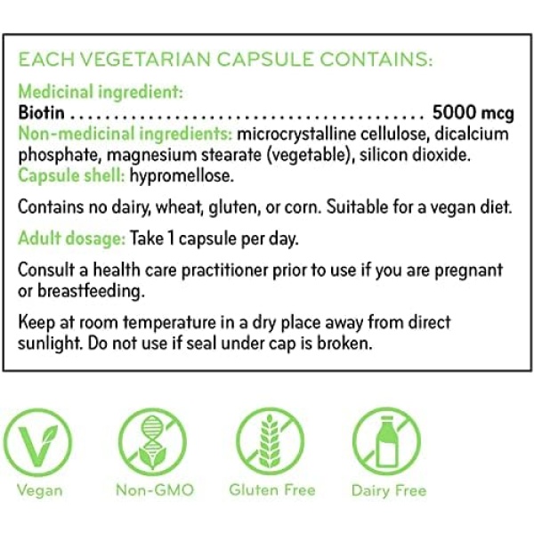 SISU Biotin 5000 high potency 60 VC - Image 6