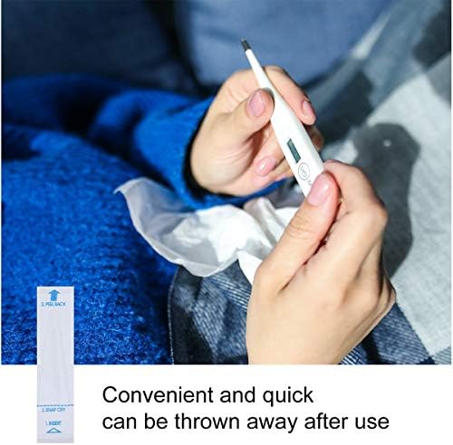 HEALLILY 200pcs Disposable Thermometer Covers Thermometers Sleeves Covers - Image 5