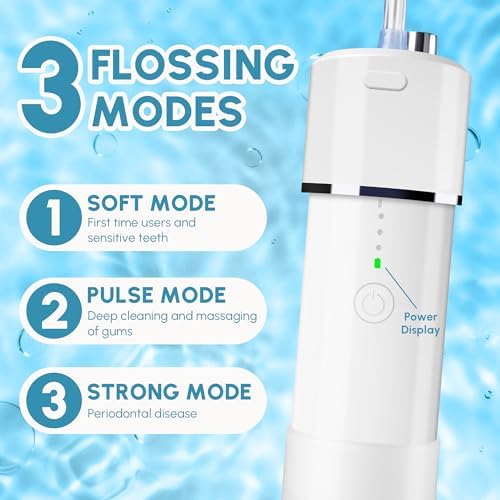 Portable Water Dental Flosser Teeth Pick Portable Cordless Oral Waterflosser - Image 2