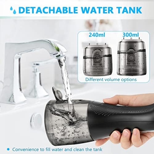 Water Dental Flosser, H2ofloss Cordless Oral Irrigator,Rechargeable Teeth - Image 7