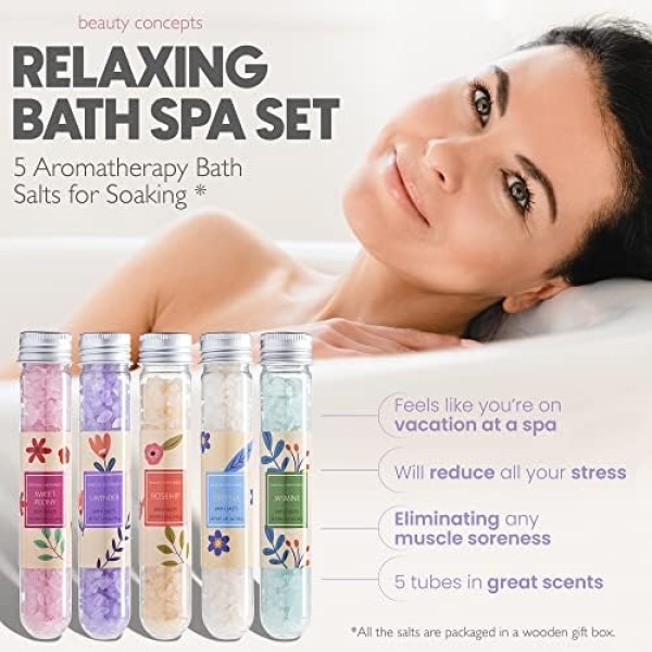 B.C. Beauty Concepts Aromatherapy Bath Salts- 5 Pack Epsom Salts - Image 5
