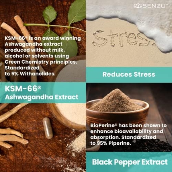 Full-Spectrum KSM-66 Ashwagandha 600mg with BioPerine Black Pepper - Image 6