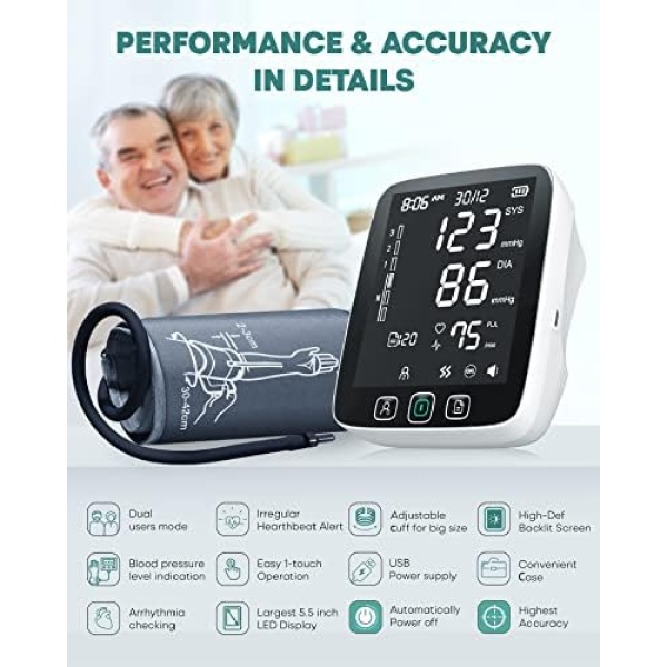 All New LAZLE Blood Pressure Monitor - Automatic Upper Arm Machine & Accurate - Image 2