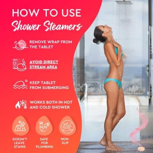 Cleverfy Shower Steamers Aromatherapy - Variety Pack of 6 Shower Bombs - Image 6