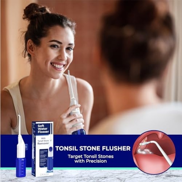ORAVIX Dental Water Flosser Tonsil Stone Remover, Oral Irrigator Water Flosser, - Image 9