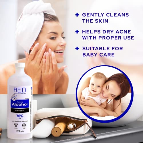 2 Bottles Isopropyl Alcohol 70 Percent Sterilization Solution 473mL (IPA) - Image 6