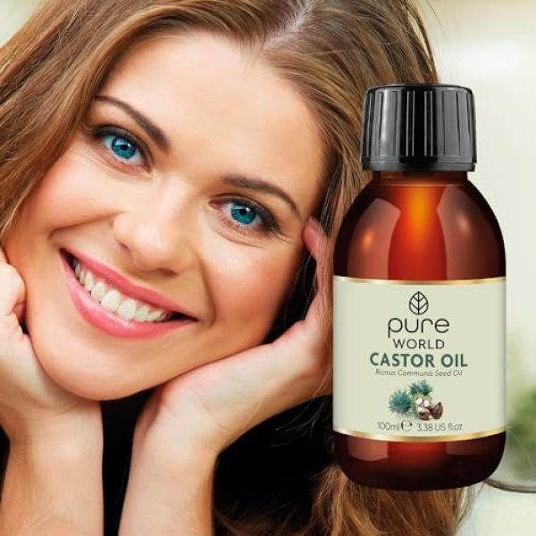 Pure World Natural Castor Oil 100ML Cold, & Freshly Pressed 100% Pure - Image 2