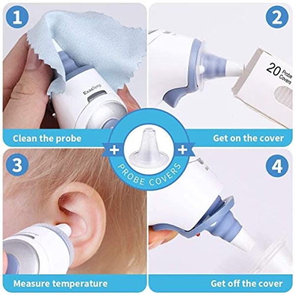 200Pack Ear Thermometer Probe Covers, Lens Filters, Refill, Refill Covers for - Image 5