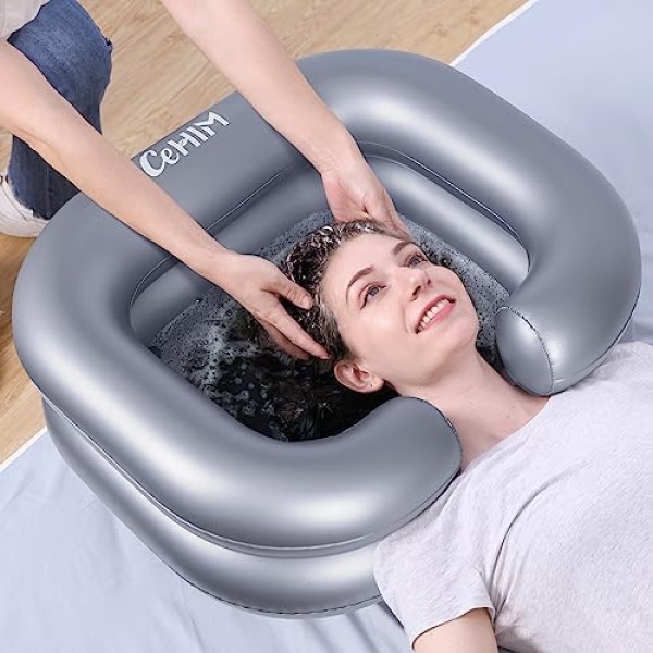 Inflatable Shampoo BSTOK CODE - Portable Shampoo Bowl, Hair Washing BSTOK CODE - Image 7