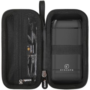 Aproca Black Hard Travel Storage Case, for SYNHOPE Water Flosser [Mini Cordless