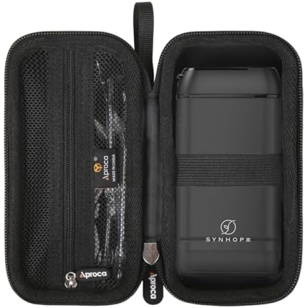 Aproca Black Hard Travel Storage Case, for SYNHOPE Water Flosser [Mini Cordless