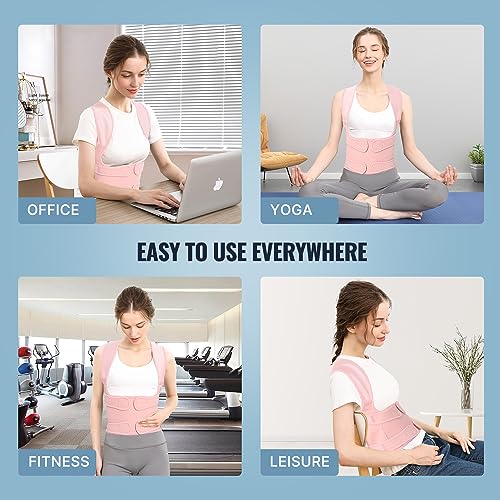 Fit Geno Back Brace Posture Corrector for Women: Shoulder Straightener - Image 7