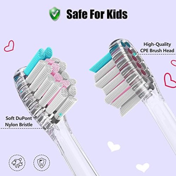 DADA-TECH Kids Electric Toothbrush Toddler Sonic Battery Powered Rainbow Light - Image 6