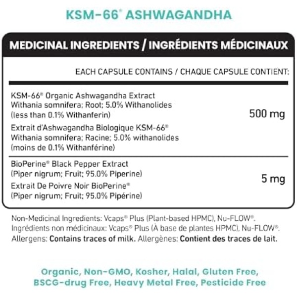 Full-Spectrum KSM-66 Ashwagandha 600mg with BioPerine Black Pepper - Image 2