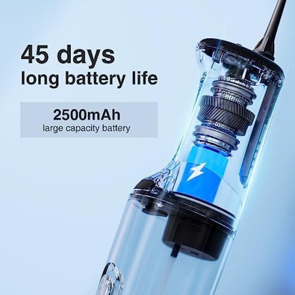 Water Flosser Teeth Cleaner-TOUCHBeauty Full Oral Care Kit, Rechargeable Water - Image 6