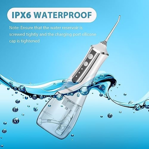 GENKENT Water Flosser Cordless Dental Pick for Teeth Clean Portable Oral - Image 5