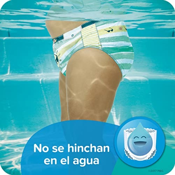 Pampers Splashers Swim Diapers Disposable Swim Pants, Medium (20-33 lb), 11 - Image 7