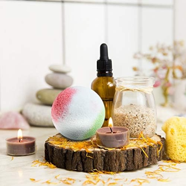 Nagaliving Bath Bombs Gift Set, 10 Organic Bubble Bath Bombs, Bath Gift - Image 5