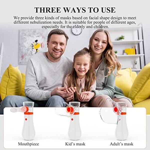 Sweluxe Portable Nebulizer Machine for Adults and Kids - Image 5