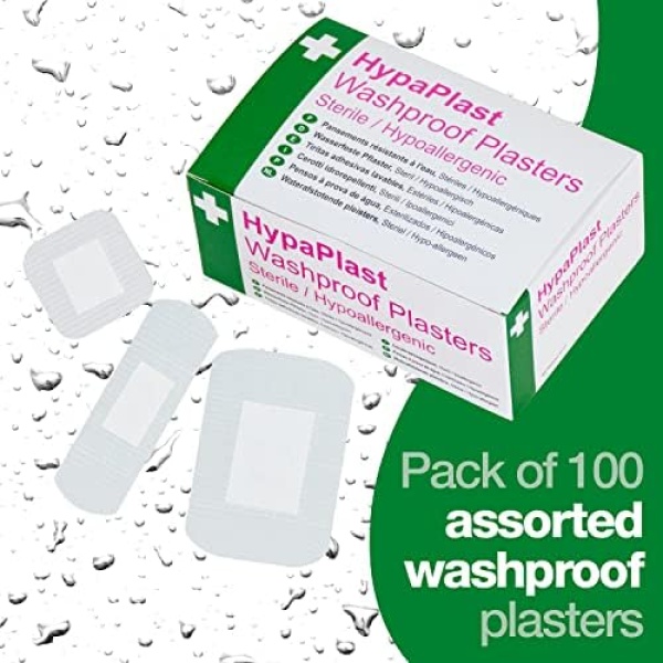 Safety First Aid Group HypaPlast Clear Washproof Assorted (Pack of 100) - Image 5