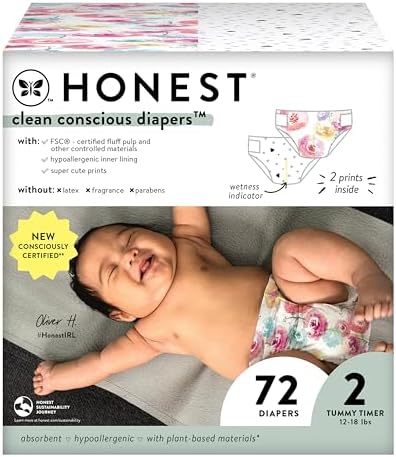 The Honest Company Clean Conscious Diapers | Plant-Based, Sustainable | Young at