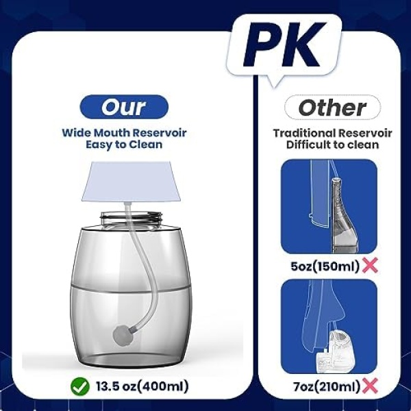Water Flosser for Teeth: Cordless Water Dental Picks for Teeth Cleaning 400ML - Image 5