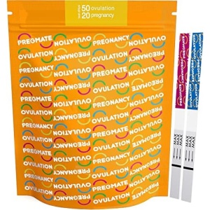 Pregmate 50 Ovulation and 20 Pregnancy Test Strips Predictor Kit