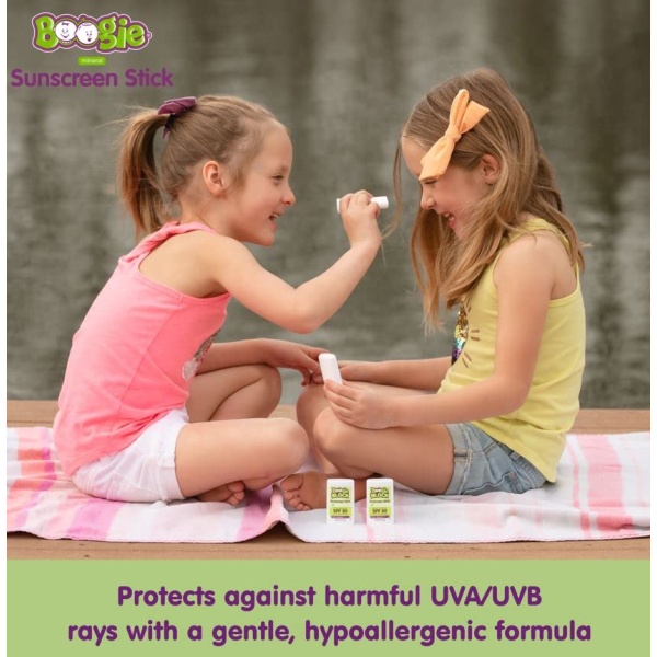 Baby Sunscreen Stick by Boogie Block, Mineral Sunscreen SPF 50, Travel Size - Image 3
