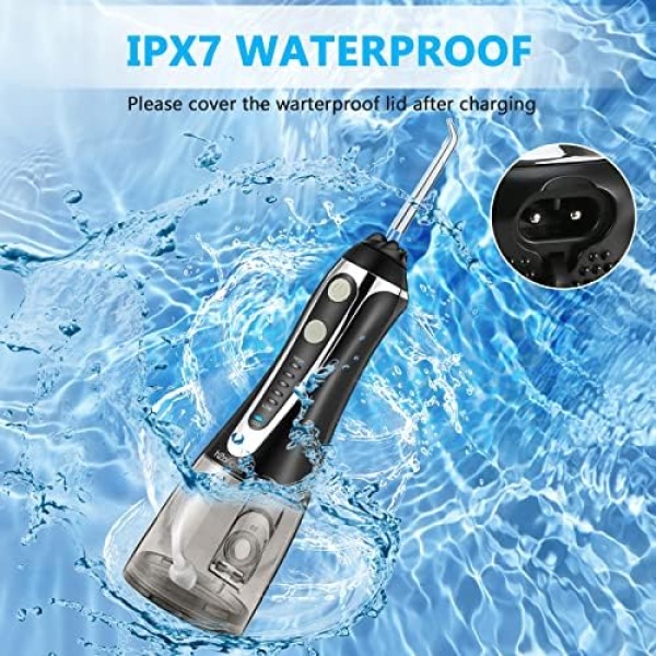 Water Dental Flosser, H2ofloss Cordless Oral Irrigator,Rechargeable Teeth - Image 4