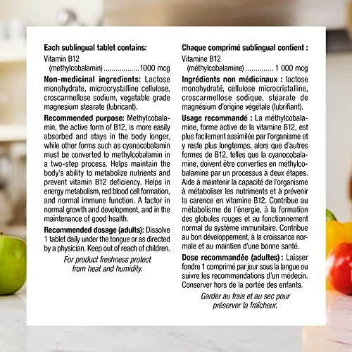 Webber Naturals Vitamin B12 1000 mcg, Quick Dissolve, 150 Tablets - Image 4